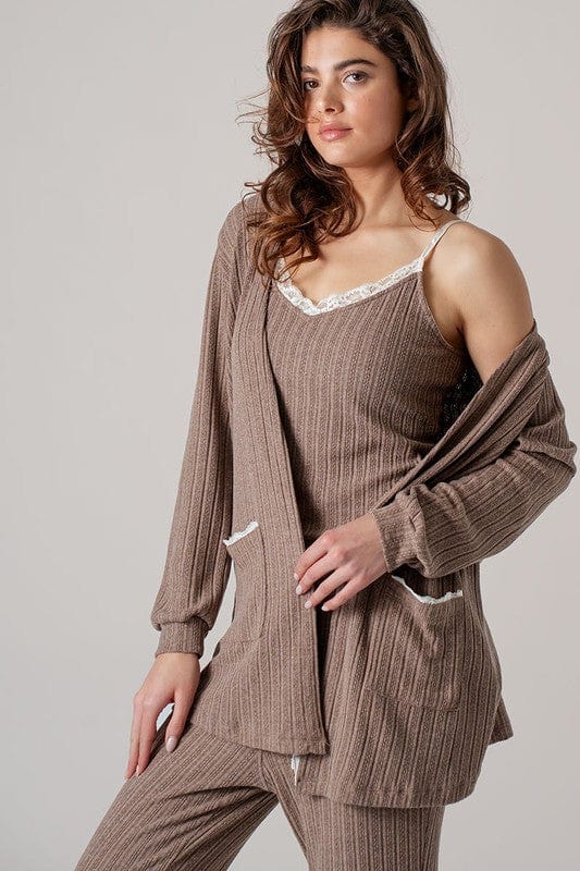 Fashion Week Calming Classic Pointelle Tank Top, Cocoa - Little Miss Muffin Children & Home