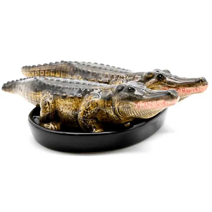 Alligator Salt and Pepper Shaker