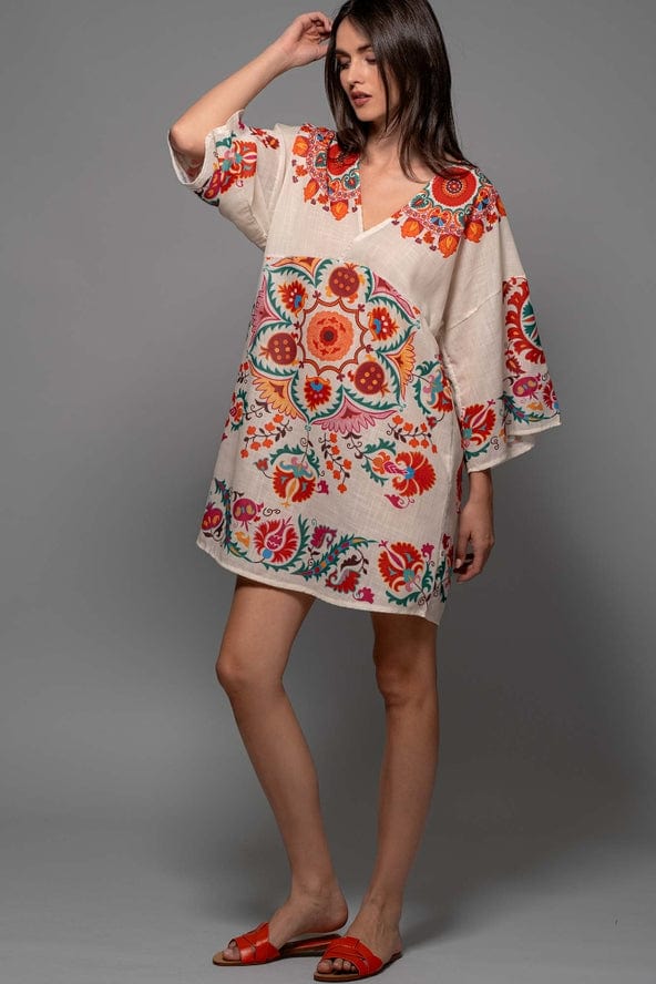 Urban Daizy Urban Daizy Boho Medallion Print Bell Sleeve Dress - Little Miss Muffin Children & Home