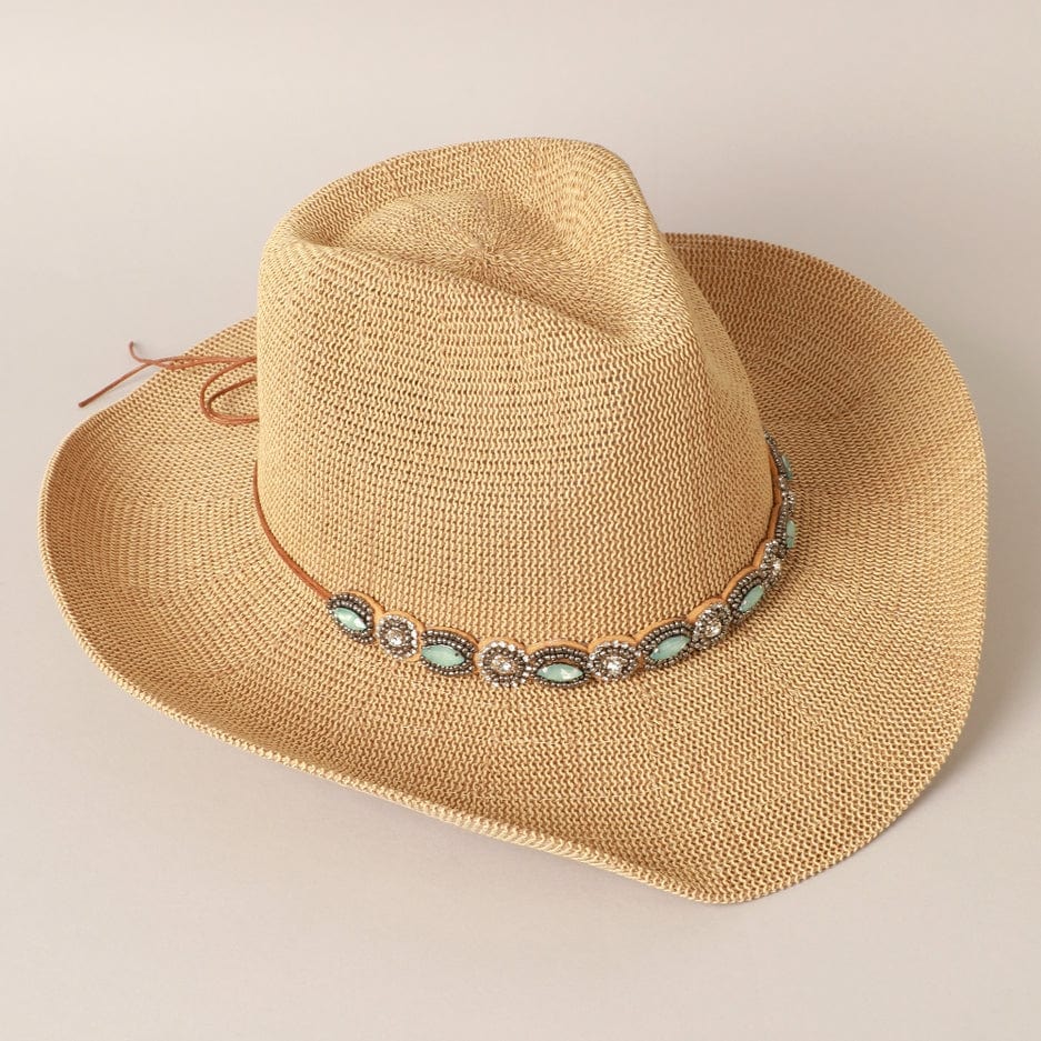 Fashion City Fashion City Durango Cowboy Hat with Jeweled Belt - Little Miss Muffin Children & Home