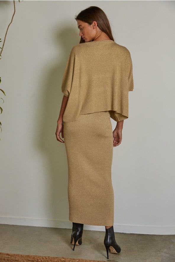 By Together Knit Sweater Ribbed Short Sleeve Pullover Top - Little Miss Muffin Children & Home