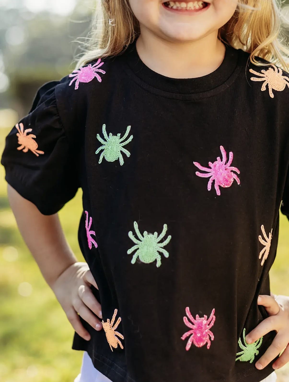 Puff Sleeve Spiders Top