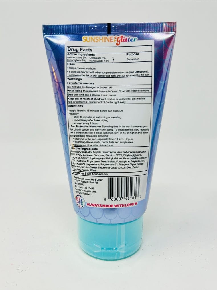 Sunshine & Glitter Sunshine & Glitter Sea Star Sparkle Spf 50+ Sun Lotion - Little Miss Muffin Children & Home