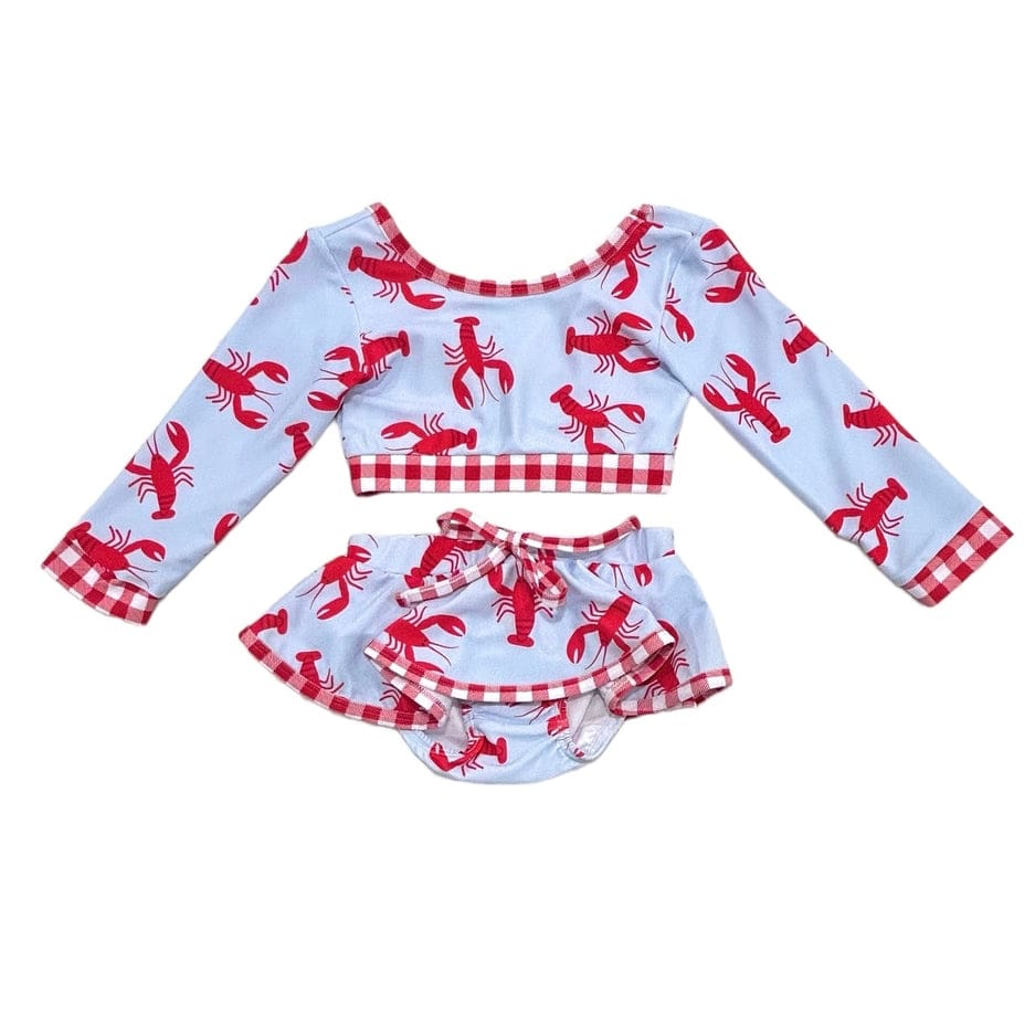 Sugar Bee Clothing Sugar Bee Clothing Crawfish Skirt Bikini - Little Miss Muffin Children & Home