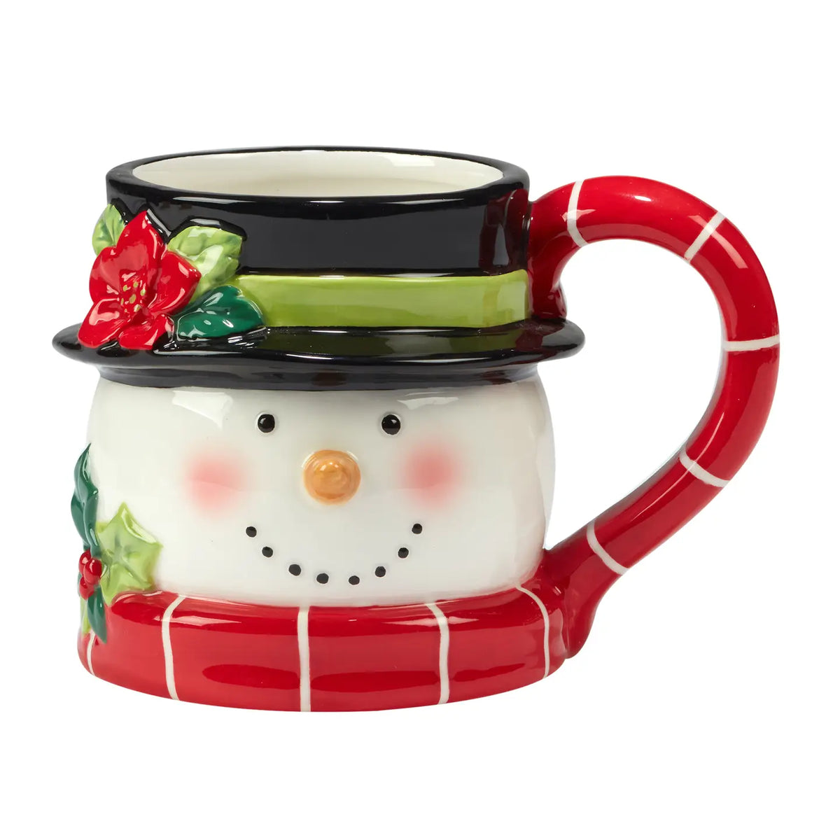 Holiday Magic Christmas 3D Snowman 18oz Mug