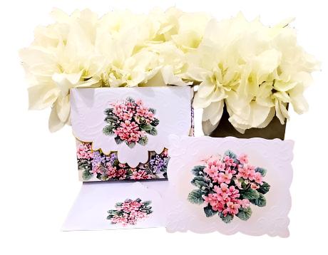For Arts Sake For Arts Sake African Violets Boxed Note Cards - Little Miss Muffin Children & Home