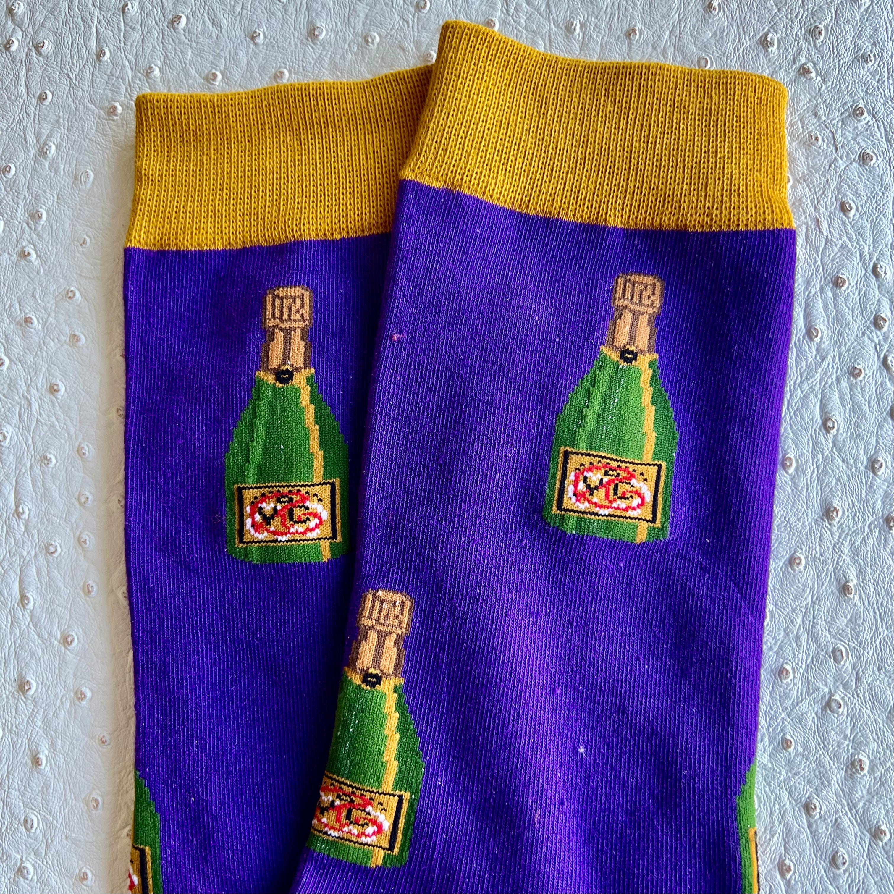 Whereable Art Whereable Art Lauren Seago Vieux Carre Champagne Socks - Little Miss Muffin Children & Home