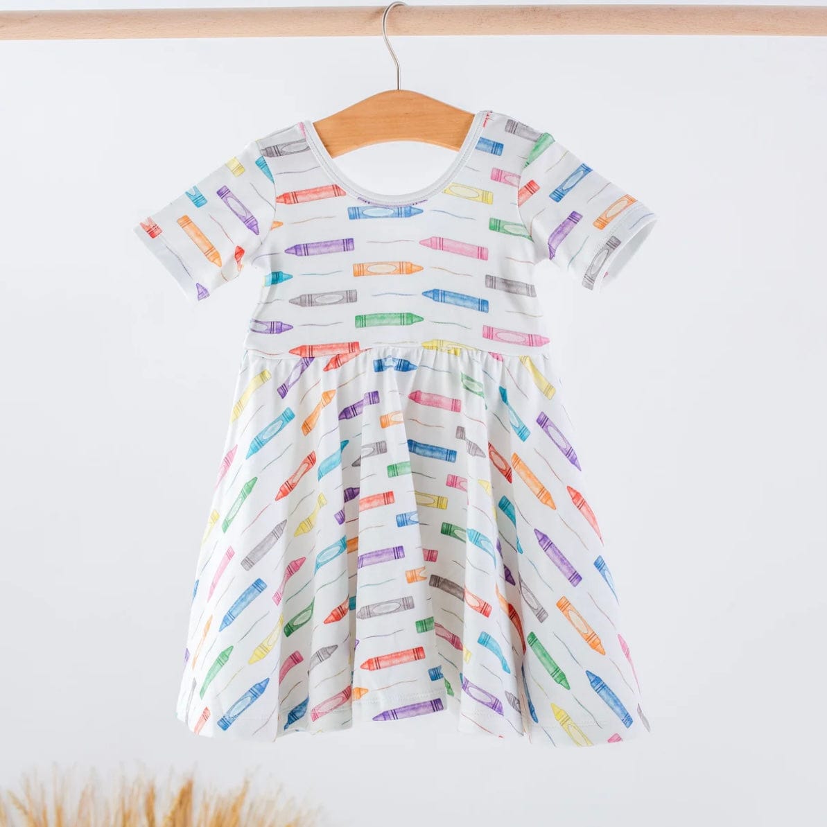 Nola Tawk Nola Tawk You Color My World Cotton Twirl Dress - Little Miss Muffin Children & Home