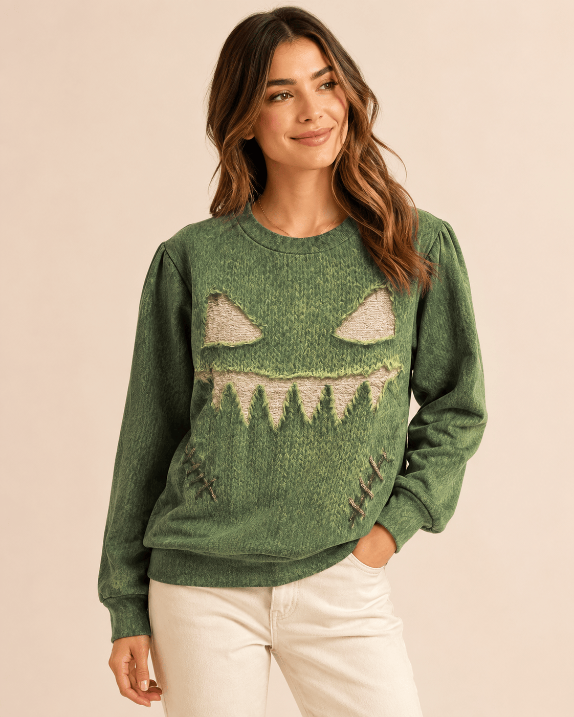 Gremlin Face 3D Print Sweatshirt