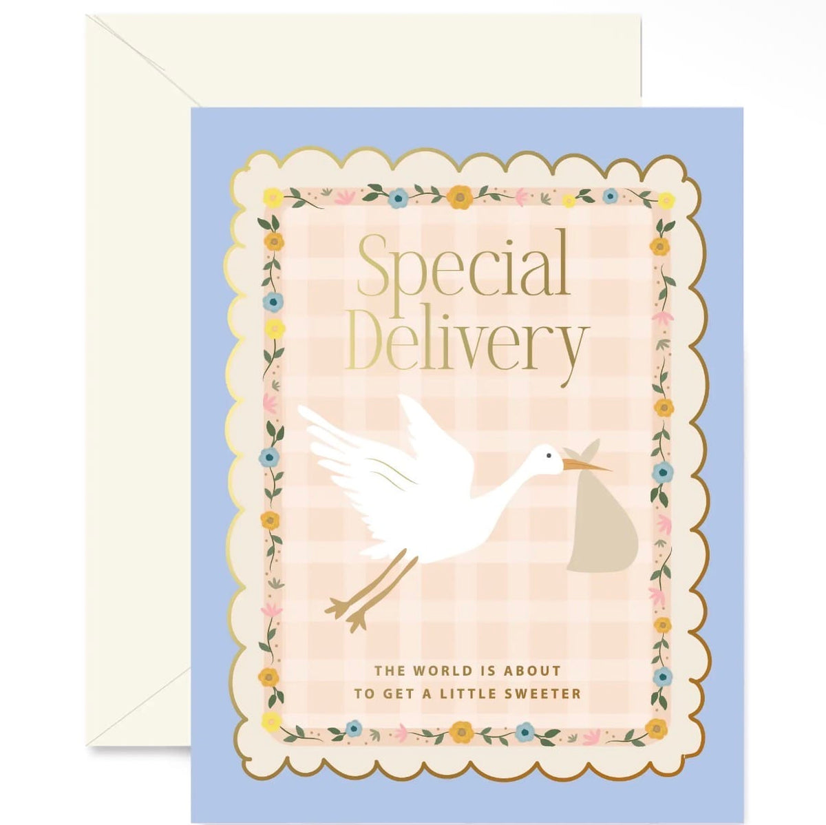 Stork Special Delivery Greeting Card