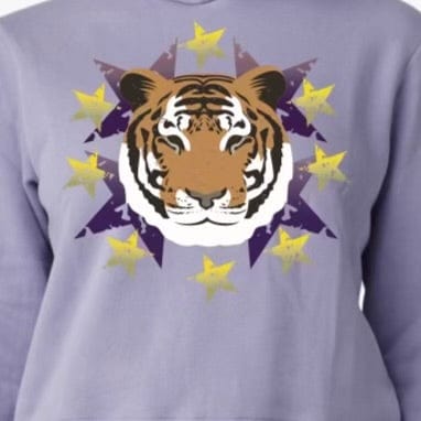 Whereable Art Whereable Art Starburst Tiger Hoodie - Little Miss Muffin Children & Home
