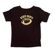 Whereable Art Geaux Saints Fine Jersey Tee in Black - Little Miss Muffin Children & Home
