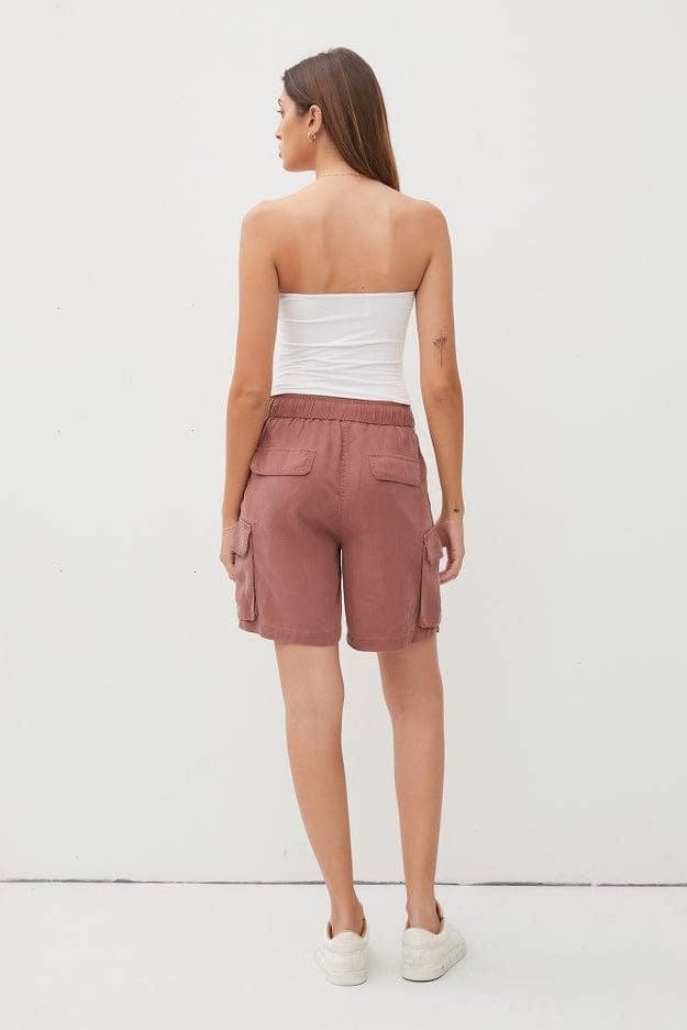 Be Cool Be Cool Tencel Drawstring Cargo Bermuda Shorts - Little Miss Muffin Children & Home