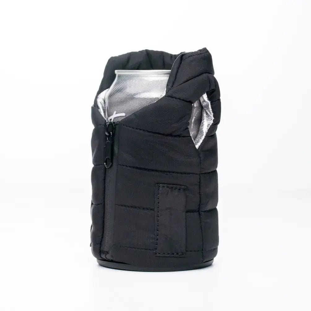 Puffin Drinkwear The Puffy Vest Insulated 12oz Beverage Sleeve, Black - Little Miss Muffin Children & Home