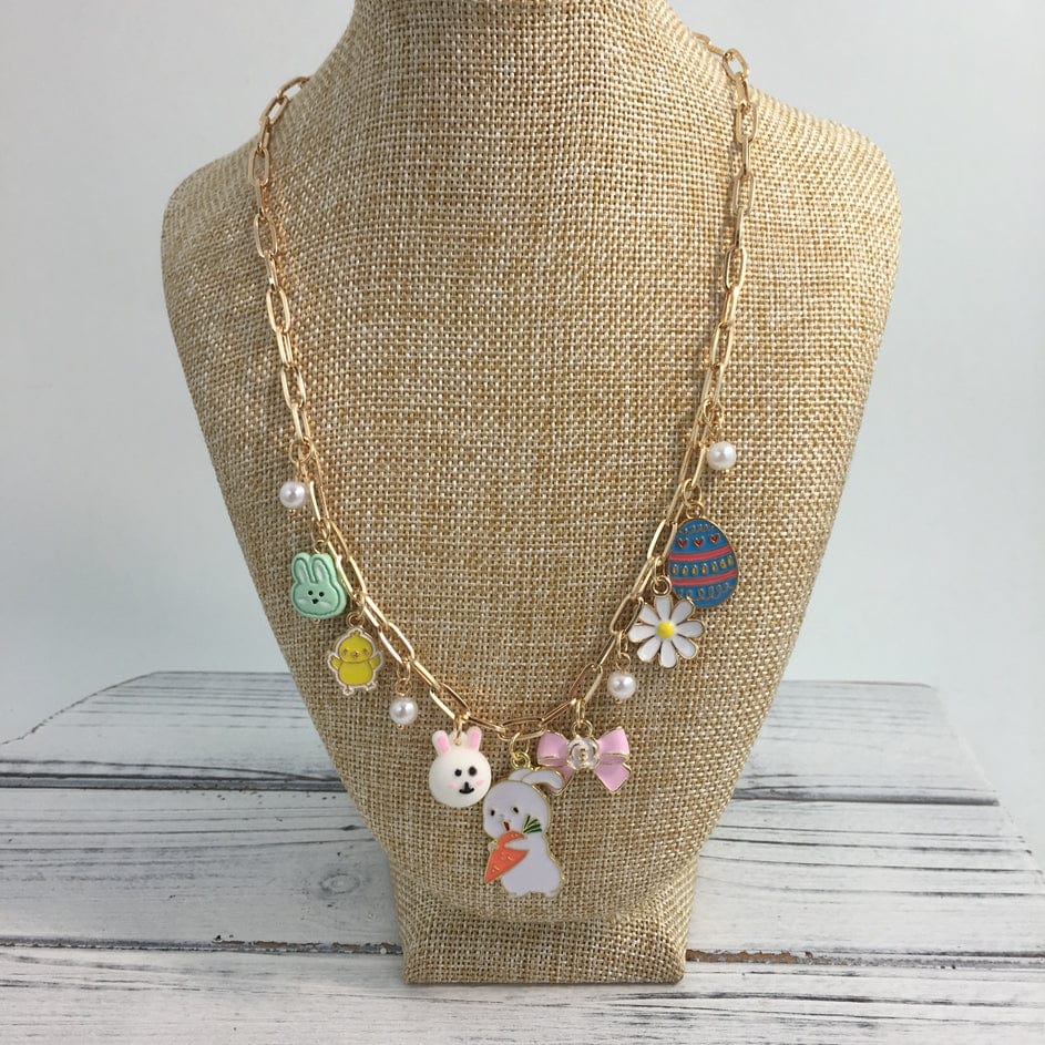 SongLily SongLily Easter Theme Charm Necklace - Little Miss Muffin Children & Home