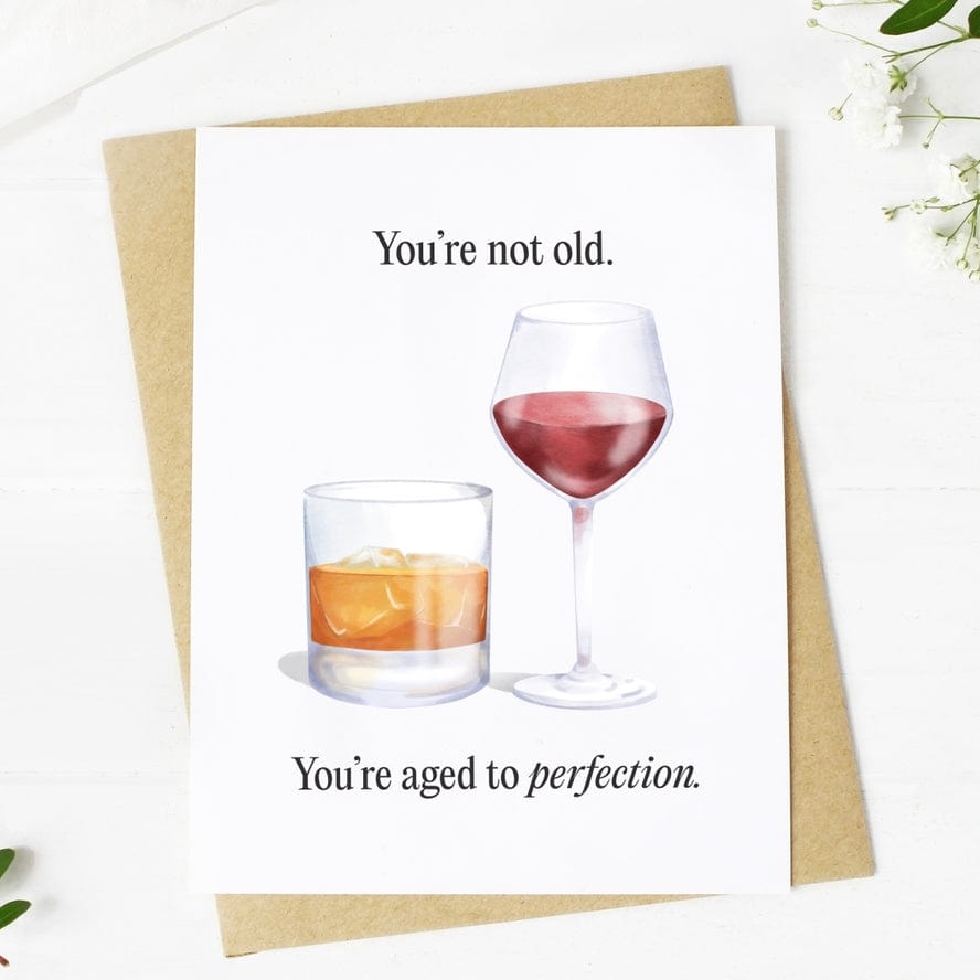 Big Moods Big Moods "You're Not Old" Greeting Card - Little Miss Muffin Children & Home