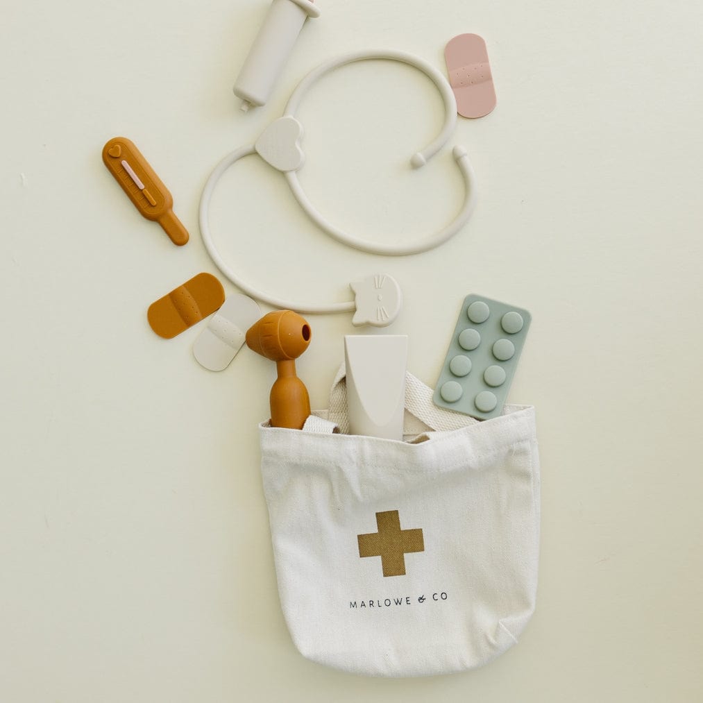 Marlowe & Co Marlowe & Co Silicone Doctor Kit Play Set - Little Miss Muffin Children & Home