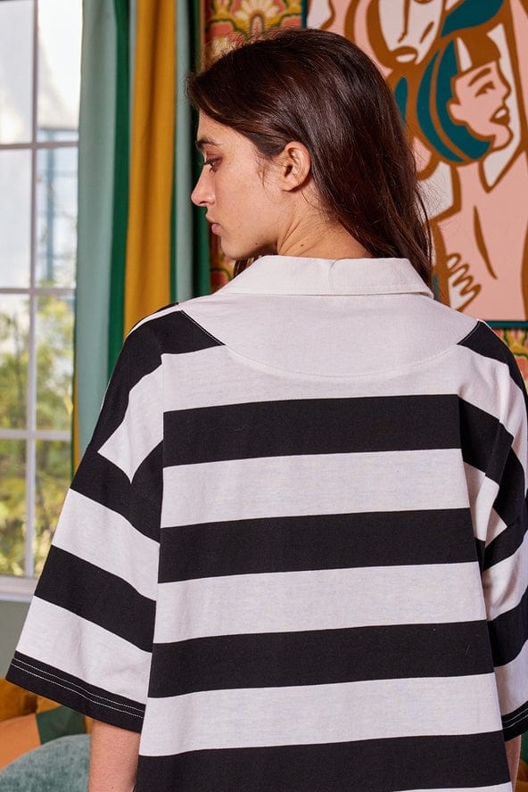 Bucketlist Bucketlist Striped Rugby Mini Dress - Little Miss Muffin Children & Home