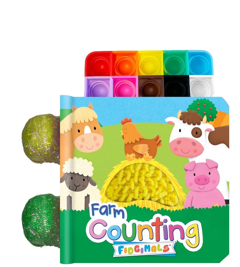Little Hippo Books Farm Counting - Sensory Fidget Toy - Little Miss Muffin Children & Home