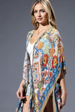 Urbanista Gold Blue Mandala Kimono