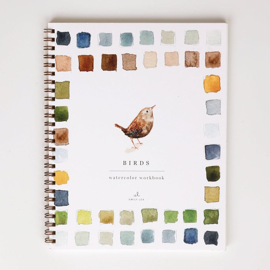 Emily Lex Studio Emily Lex Studio Birds Watercolor Workbook - Little Miss Muffin Children & Home