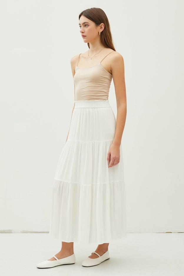 Be Cool Be Cool Smocked Waist Tiered Maxi Skirt - Little Miss Muffin Children & Home