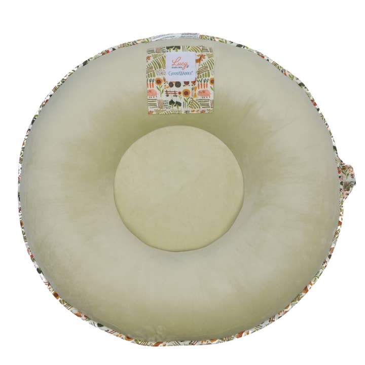 Little Farmer 34" Diameter Round Lucy Darling Children's Floor Cushion