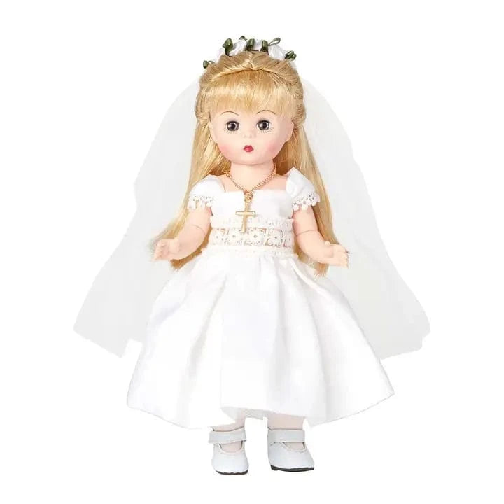 Madame Alexander Madame Alexander 8" First Communion Day Doll - Light Skin Tone/Blue Eyes/Blonde Hair - Little Miss Muffin Children & Home
