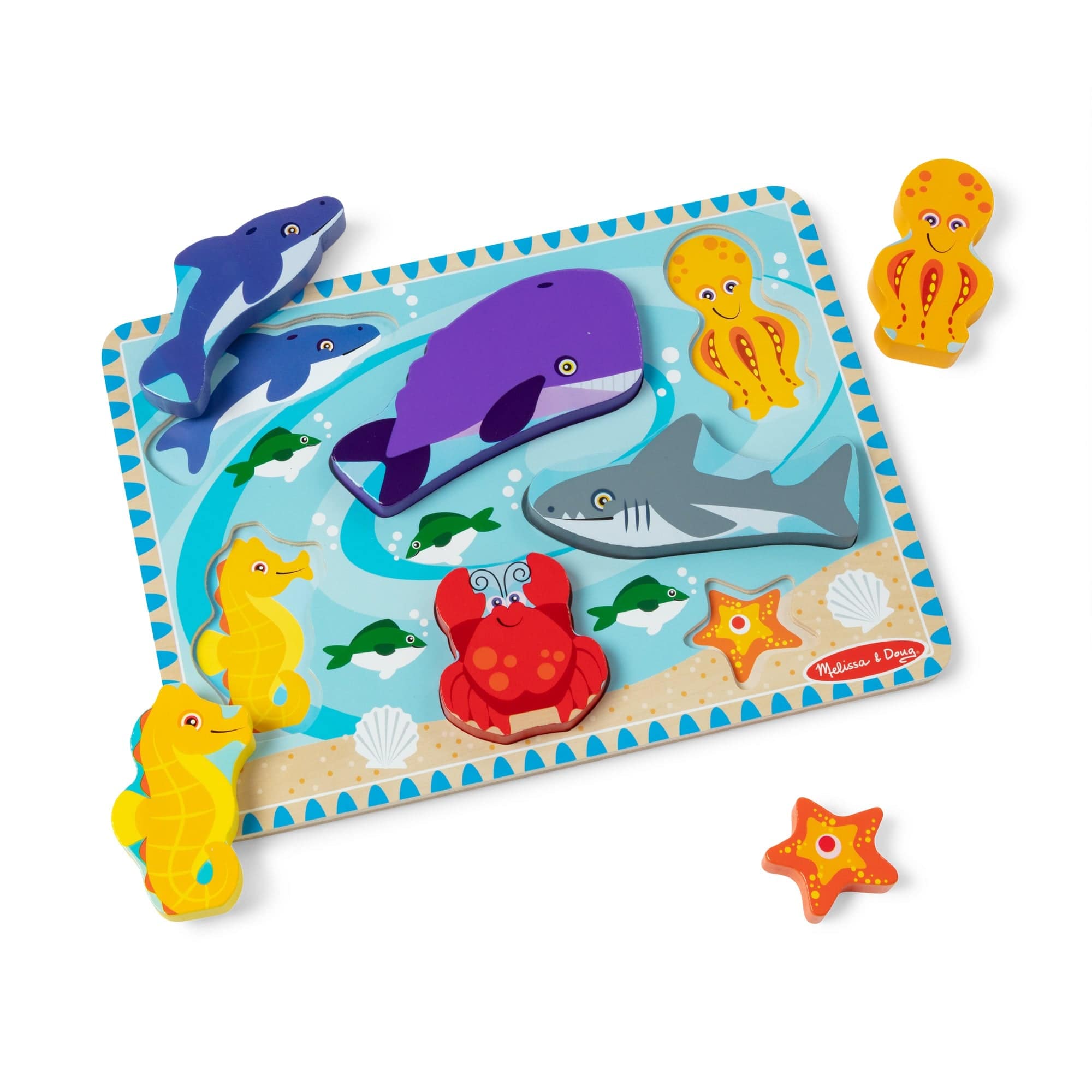 Melissa & Doug Melissa & Doug Sea Life Chunky Puzzle - Little Miss Muffin Children & Home