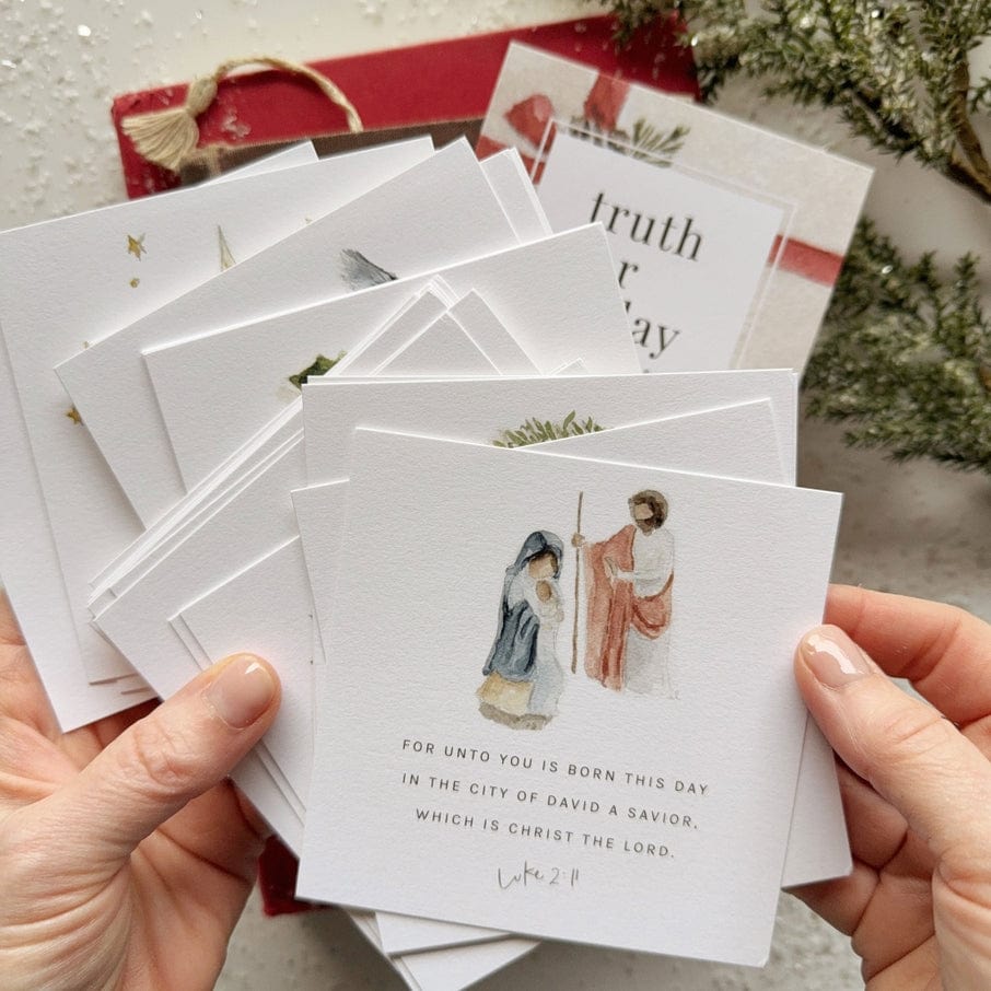 Emily Lex Studio Emily Lex Studio Truth for Today Christmas Scripture Cards, 31PK - Little Miss Muffin Children & Home