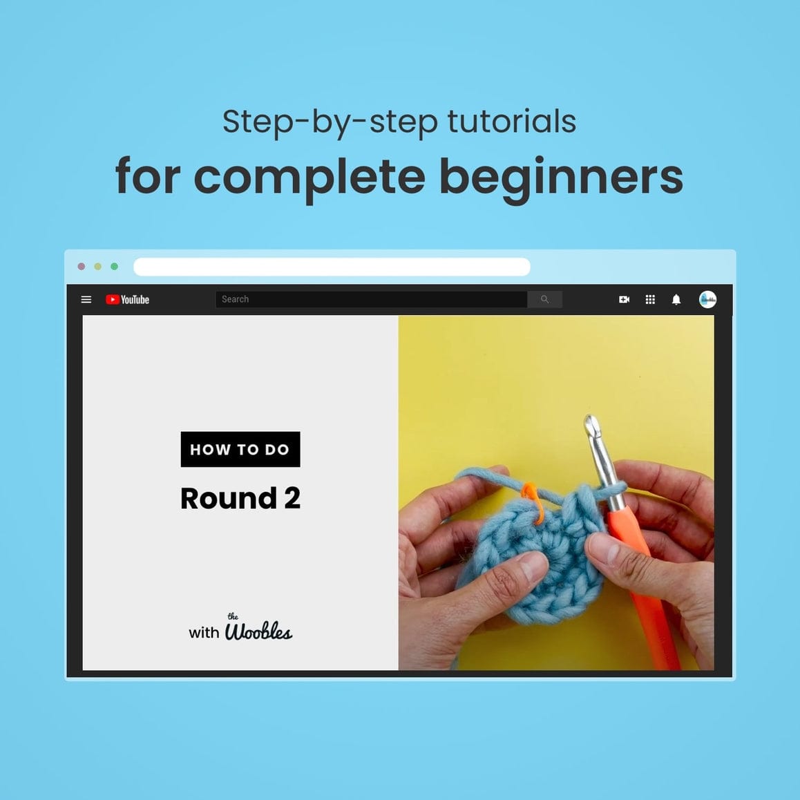 The Woobles The Woobles Kiki the Chick Beginner Crochet Kit - Little Miss Muffin Children & Home