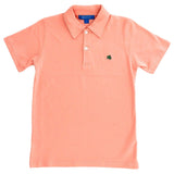 Bailey Boys Bailey Boys Short Sleeve Henry Polo in Cantaloupe - Little Miss Muffin Children & Home