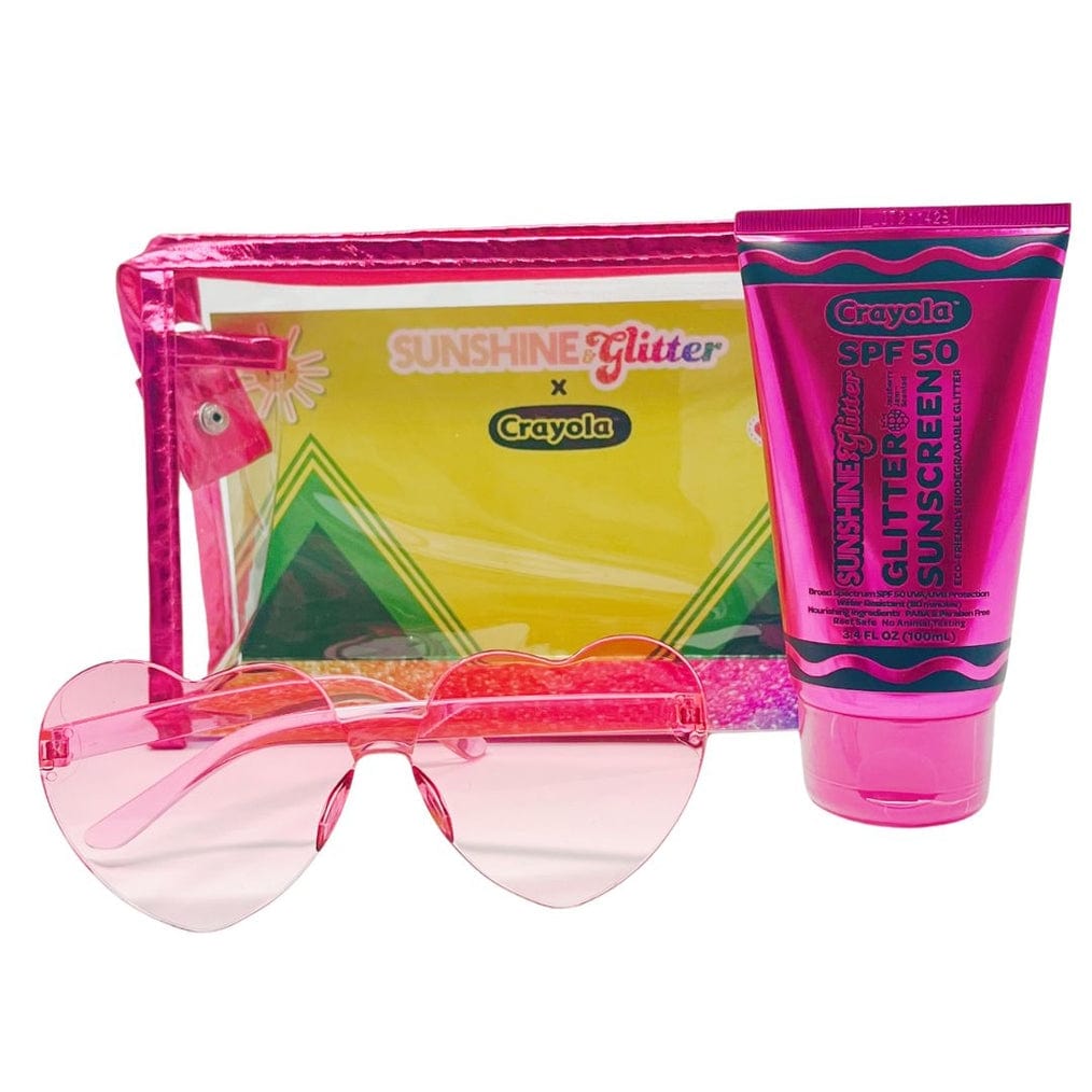 Sunshine & Glitter Sunshine & Glitter x Crayola SPF 50 Jazzberry Jam™ Gift Set - Little Miss Muffin Children & Home