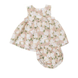 Angel Dear Angel Dear Magnolias Kimono Dress & Bloomer - Little Miss Muffin Children & Home