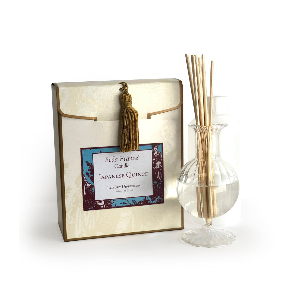 Japanese Quince Classic Toile Mini Diffuseur Set