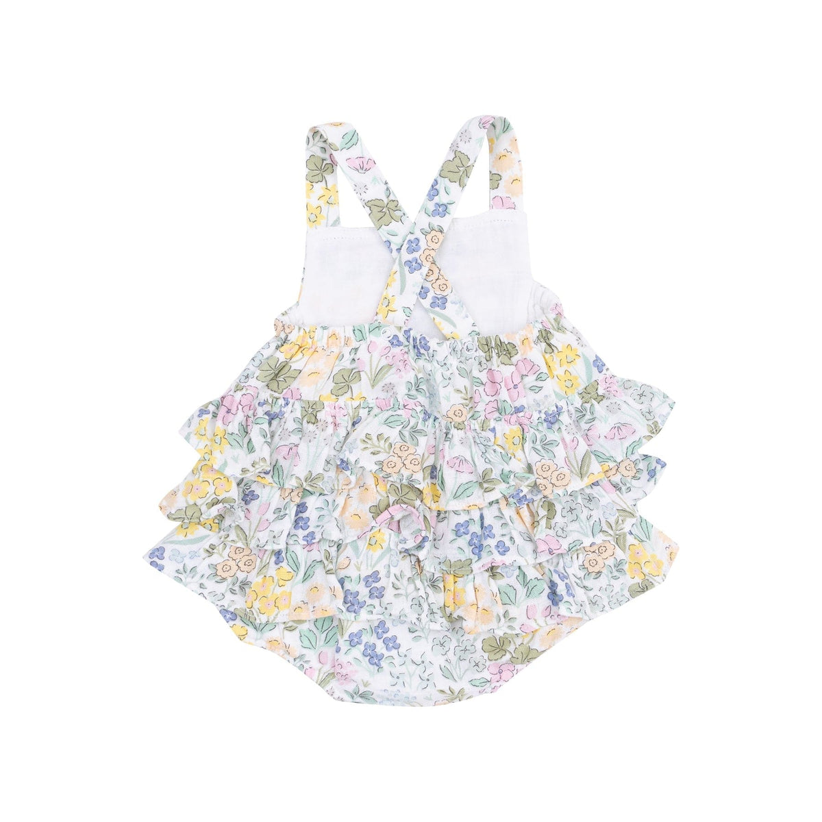 Angel Dear Angel Dear Samantha Floral Ruffle Sunsuit - Little Miss Muffin Children & Home