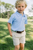 Bailey Boys Bailey Boys Short Sleeve Henry Polo in Bayberry - Little Miss Muffin Children & Home