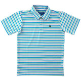 Bailey Boys Bailey Boys Henry Performance Short Sleeve Stripe Polo Paradise - Little Miss Muffin Children & Home