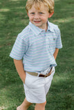 Bailey Boys Bailey Boys Henry Performance Short Sleeve Stripe Polo Paradise - Little Miss Muffin Children & Home