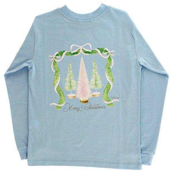 Bailey Boys Bailey Boys Long Sleeve Girls Logo Tee -Bottle Brush/Bayberry - Little Miss Muffin Children & Home