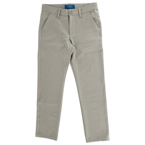 Bailey Boys Performance Club Pants in Khaki - Little Miss Muffin Children & Home