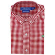 Red and white checkered shirt for boys