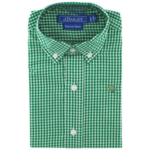 Bailey Boys Bailey Boys Roscoe Button Down Shirt -Kelly Check - Little Miss Muffin Children & Home