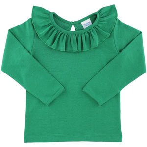 Bailey Boys Bailey Boys Long Sleeve Ruffled Tee -Kelly - Little Miss Muffin Children & Home