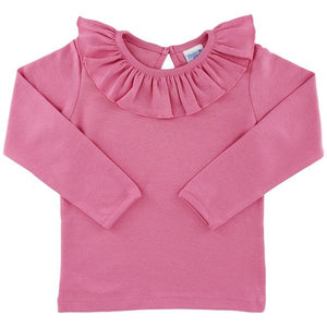 Bailey Boys Bailey Boys Long Sleeve Ruffled Tee -Med Pink - Little Miss Muffin Children & Home