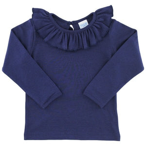 Bailey Boys Bailey Boys Long Sleeve Ruffled Tee -Navy - Little Miss Muffin Children & Home