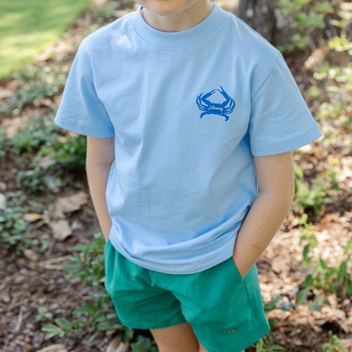 Bailey Boys Bailey Boys Logo Tee, Crab on Bayberry - Little Miss Muffin Children & Home