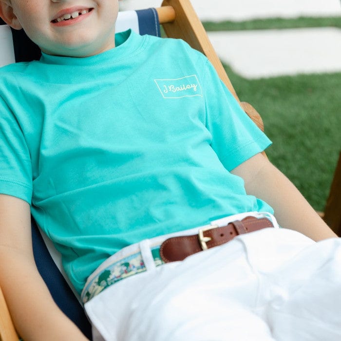 Bailey Boys Bailey Boys Logo Tee, Lobster on Jewel - Little Miss Muffin Children & Home