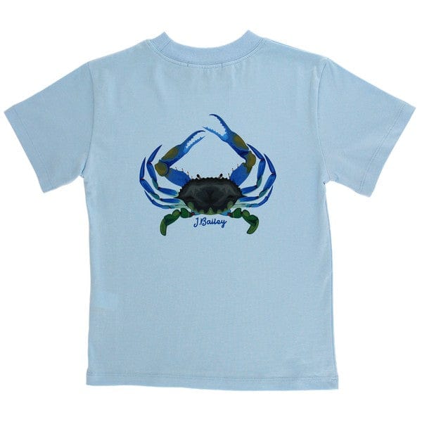 Bailey Boys Bailey Boys Logo Tee, Crab on Bayberry - Little Miss Muffin Children & Home