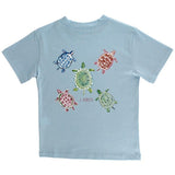 Bailey Boys Girls Logo Tee,Turtles on Bayberry